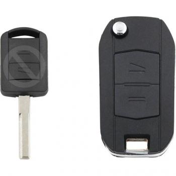 Opel Vauxhall Corsa C Meriva Combo 2 Button Flip Key Case HU100/HU43/HU46/YM28