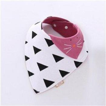 Bavoir bandana triangle en tissu pour bébé