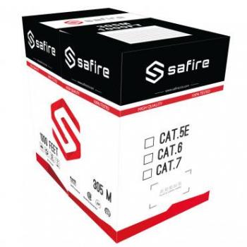 Rollo Cable UTP Safire Cat 5E 305 m Gris LSZH