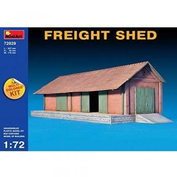 MiniArt 1/72 scale Freight Shed building model kit