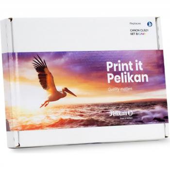 Pelikan CLI‑521 Toner (M, BK, C, Y) – Mehrfachpaket