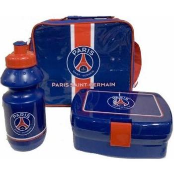 Set pique-nique PSG Paris Saint Germain 3 pièces - sac isotherme, gourde et boîte