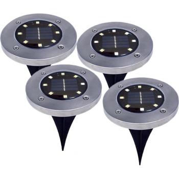 8 Waterproof Solar LED Stair Lights