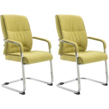 Set di Cantilever XXL Anubis in Tessuto Verde (2 pezzi)