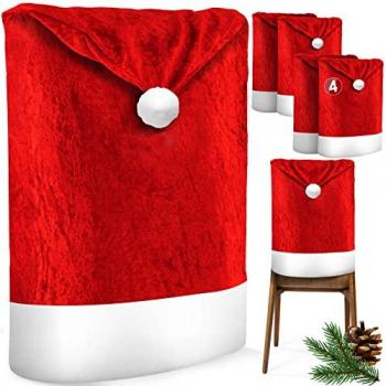Juego de Fundas de Silla KESSER® para Navidad
