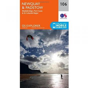 Ordnance Survey Map of Newquay & Padstow