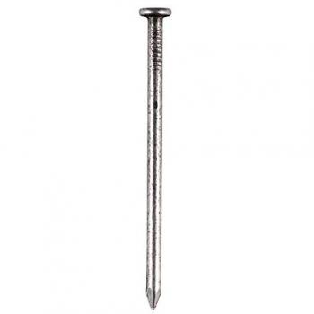 Silver Bright Round Wire Nails – 75mm × 3.75mm, 0.5 Kg