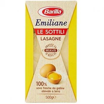 EMILIANE Le Sottili Lasagne All'Uovo 500 Grammi