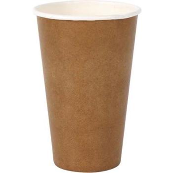 Set de Vasos Kraft 450cc - 15 Piezas Ecológicas