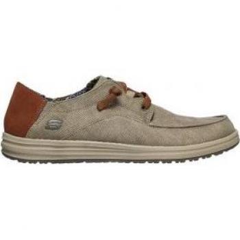 Zapato Skechers Melson Taupe – Calzado Urbano para Hombre
