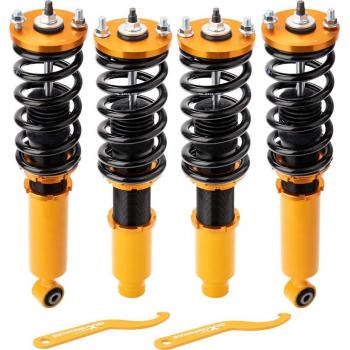 Full Coilovers Suspension Lowering Kits for Honda CR-V 1996 - 2001 Golden