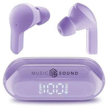 Cellular Line MS Auricolari Slide 3EQ Modes LCD TWS BT Viola