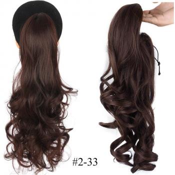 Extensión de Cola de Caballo de Pelo Sintético Color Natural