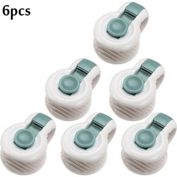 6 Pack Anti‑Run Duvet Clips – Plastic Bed Cover Clips