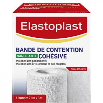 Bande De Contention Cohésive Blanc 7 cm x 3 m