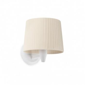 Faro Lighting Samba Wall Light with Shade White, E27