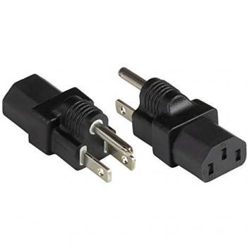 Adaptador de corriente NEMA 5-15P a C13, UL, negro - GOOD CONNECTIONS GC PA-4530S