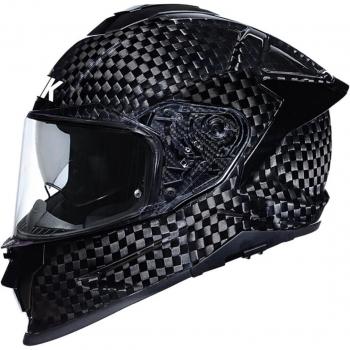 Casco Integral Titan Carbono sólido en color negro