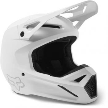 Casco Motocross Fox V1 Solid Bianco 2XL