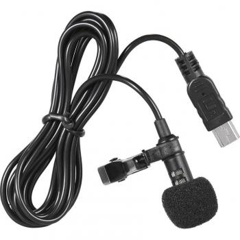 Clip Micrófono Estéreo Mini USB 150 cm para GoPro Hero 3 y Hero 4