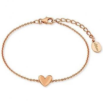 S.Oliver Damen Armband 925 Sterling Silber Herz