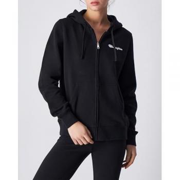 Sudadera Champion negra con capucha para hombre
