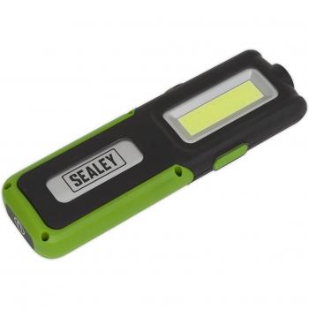 Sealey Rechargeable 5W Inspection Lamp and Power Bank Green