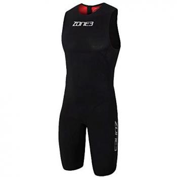 Traje neopreno Zone3 Streamline sin mangas negro rojo - XL