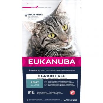 Eukanuba Adult Grain Free Rico en Salmón - 2 kg