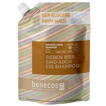 Benecos Haarshampoo Bier - Shampoo Refill 1L