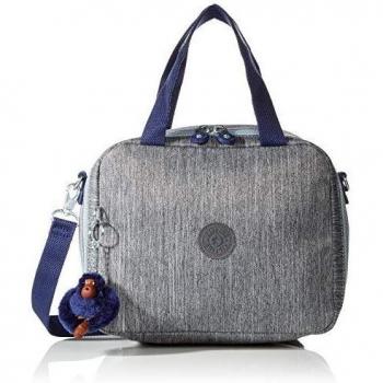 Kipling MIYO Bolsa de Estudio, 25 cm, 8 Litros, Gris (Ash Denim Bl)