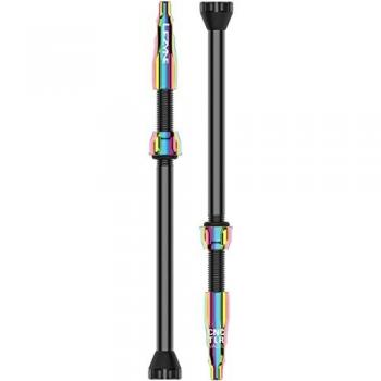 Valvola Tubeless Lezyne CNC 80mm Alluminio Neo Metallica con Rimozione Nucleo
