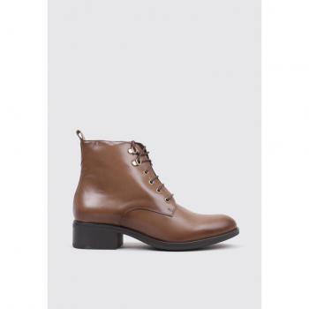 Botines Elegantes de Tacón Marrón BETSABE