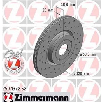 Bremsscheibe vorne ZIMMERMANN 250.1372.52