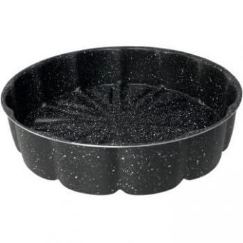 Runde Backform Ø26cm Marmor Anti Haft Tarte schwarz