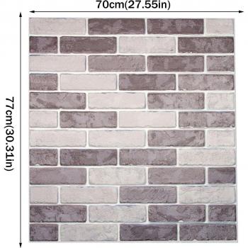 Pared Decorativa PE 3D Brico