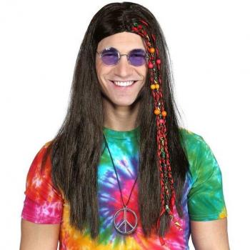 Herren Kostümperücke Hippie Style