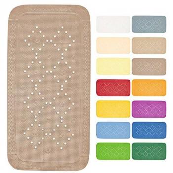 Tapis Fond de baignoire PVC ALASKA - SPIRELLA - 71x36cm - Taupe