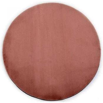 Alfombra 160 cm Piel de Conejo Sintética Rosa Antigua