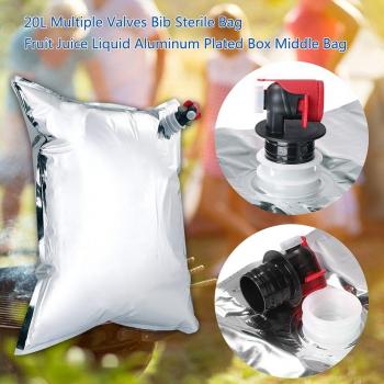 5pcs 20L Stand Up Aluminum Foil Spout Pouch