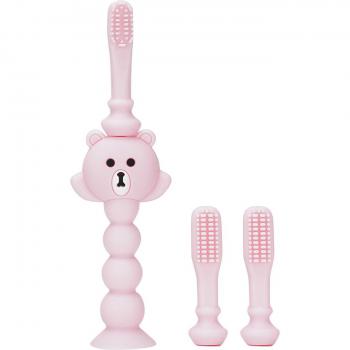 Juego de Cepillos Dentales de Silicona para Niños