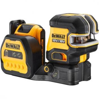 DeWalt Laserentfernungsmesser DCE822D1G18 12/18 V, 2,0 Ah – Ziel-Laser 1×2‑Punkt