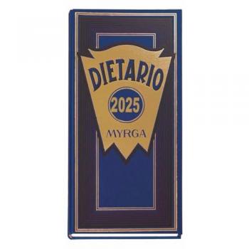 MYRGA DIETARIO 2025 DOS TERCIOS DP AZUL