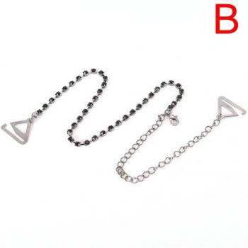 Clear Crystal Diamond Bra Strap Belt