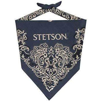 Stetson Paisley Bandana - Blau, 100% Baumwolle, One Size