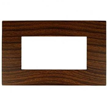 SANDASDON Placca Flat Slim Sottile 4M Radica Compatibile Con Bticino Axolute Air