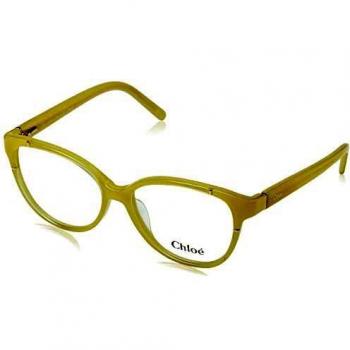 Monturas de gafas Chloé CE2612, Amarillo, 53.0