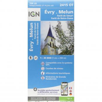 2415OT Evry melun foret de senart, notre-dame collectif Ign