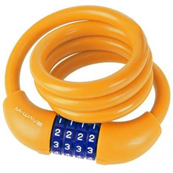 Lucchetto bici M-WAVE cavo spirale 1000mm