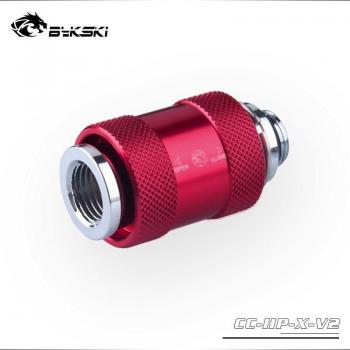 Bykski G1/4” Schalterventil – Femaleschraubenstecker, Mini Dual, externes Stoppenarmatur CC‑HP‑X‑V2